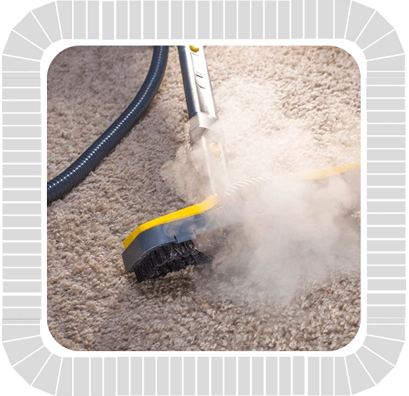 EIGHTYEIGHT Air Duct & Carpet Cleaning using a vacuum cleaner to clean a carpet with steam.